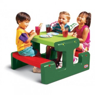 Vaikiškas iškylos stalas su 2 suoliukais | Little Tikes 479A